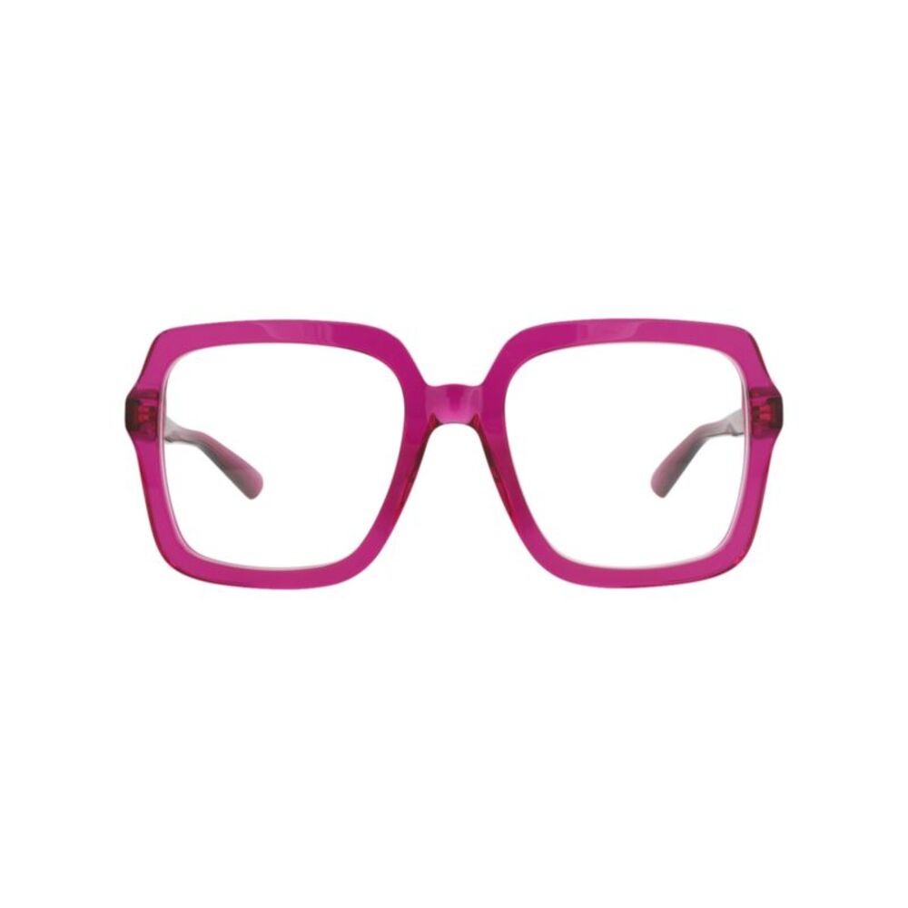 Gucci Square-Frame Recycled Acetate Optical Frames Pink Womens